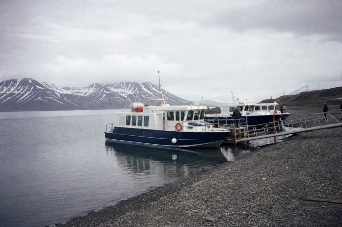 Longyearbyen harbour and shoreline, one of the free things to do in the world's northernmost town